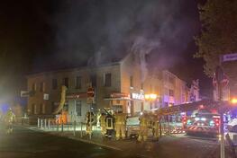 Viersen: Brand in leerstehendem Gebäude am Gereonsplatz
